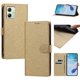 thumbnail image 3 of Cartera Funda para Motorola Moto G54 Power Carga Inalámbrica, Dorado, 3 of 6