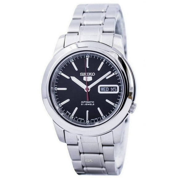 Reloj Seiko 5 Automático SNKE53J1 de Acero Inoxidable con Esfera Negra para Hombre