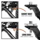 thumbnail image 2 of Soporte de bicicleta BV ajustable para bicicletas de adultos de 24 a 28 pulgadas, 2 of 9