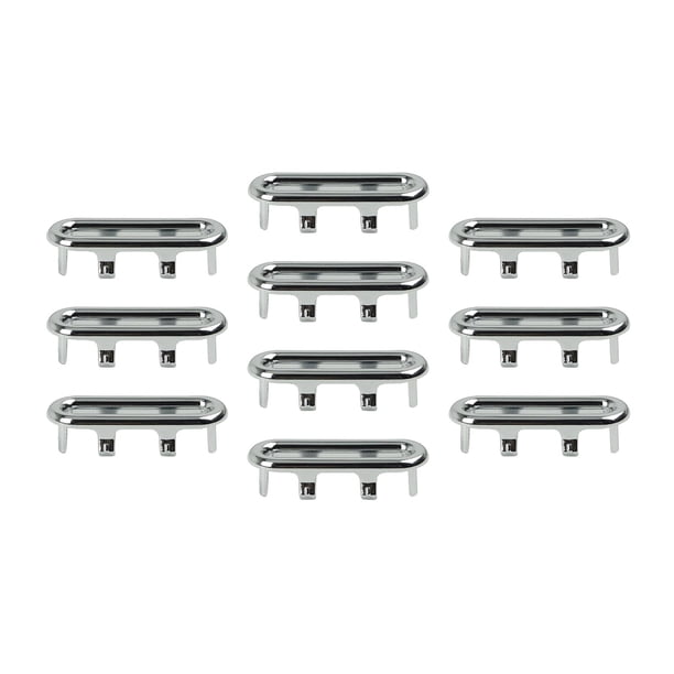 Cubiertas de desbordamiento para fregadero, tapa de orificio de anillo embellecedor para lavabo de cocina y baño, para el baño de la cocina del hogar Oval