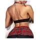thumbnail image 2 of Lenceria Sexy Babydolls traje de tartán con tanga 2023, 2 of 5
