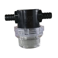 Magideal - Filtro En Línea Para Bomba De Agua Con Conexión De Manguera Diseño Transparente Y Malla De Acero Inoxidable Fácil Instalación Adecuado Para Sistemas 12 Mm