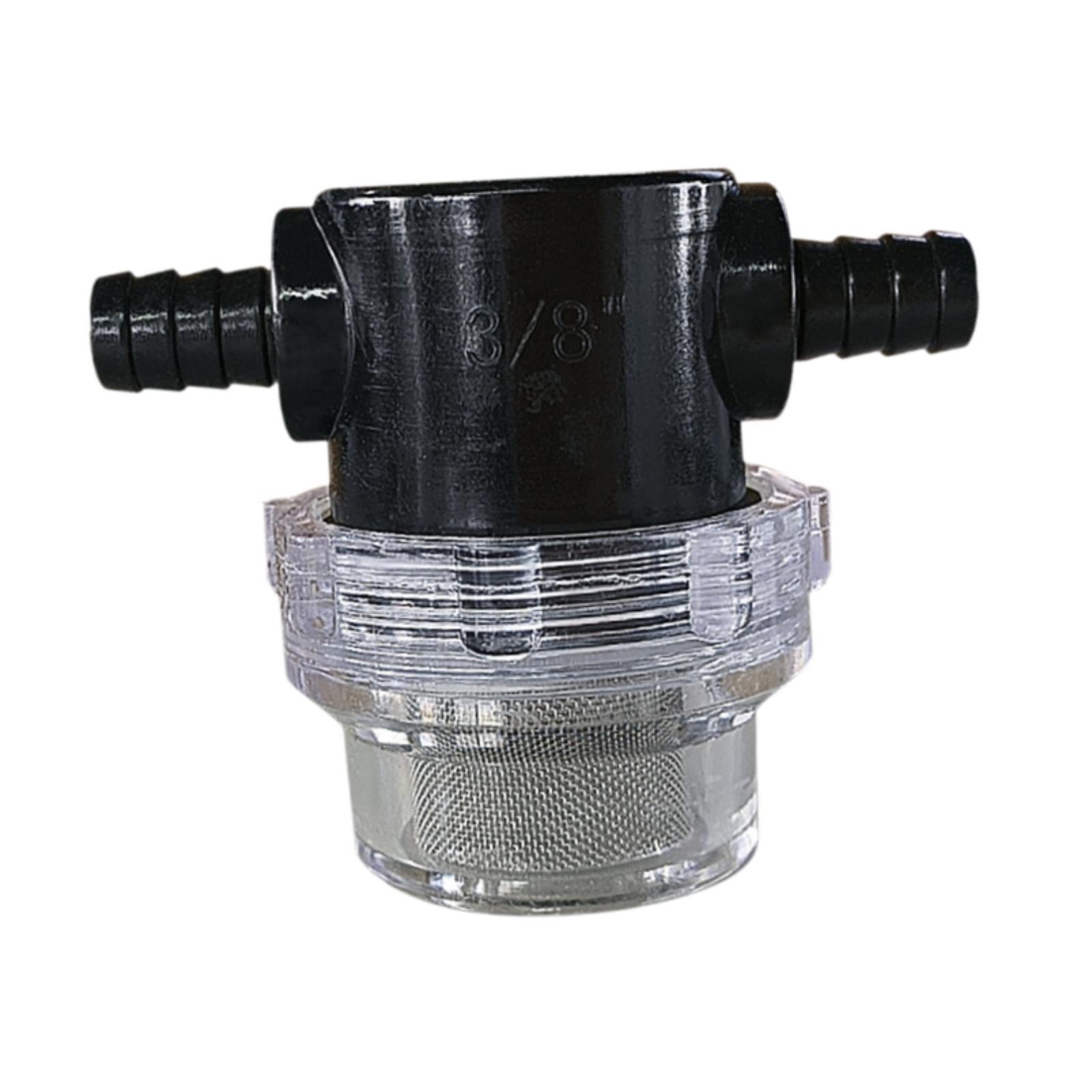 Magideal - Filtro En Línea Para Bomba De Agua Con Conexión De Manguera Diseño Transparente Y Malla De Acero Inoxidable Fácil Instalación Adecuado Para Sistemas 12 Mm