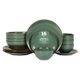 thumbnail image 1 of Juego de vajilla Stone Lain 16 piezas verde para 4 personas, 1 of 8