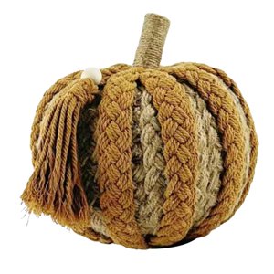 Bothyi - Cosecha De Otoño Calabaza Tejida A Mano Hogar Pantalla Cena Mesa Calabazas Artificiales Amarillo