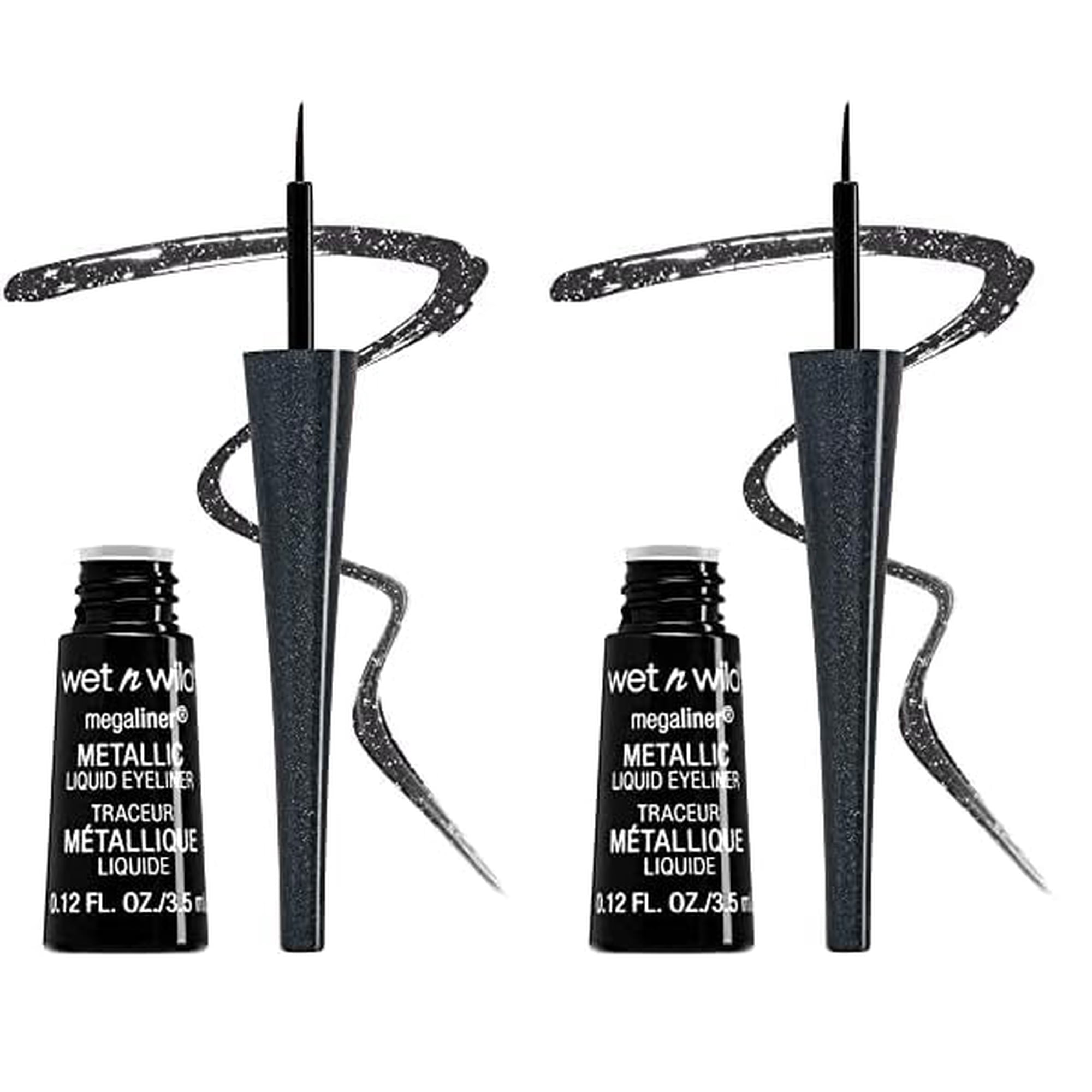 Delineador Líquido Wet N Wild Megaliner Metallic Cosmic Black