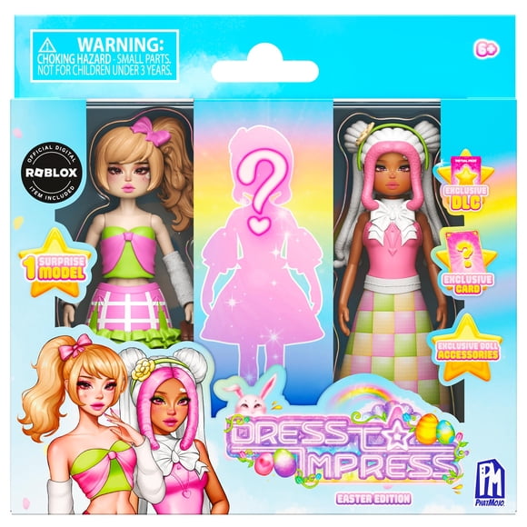 Figura de Juguete PhatMojo Dress To Impress Paquete de 3 Edición de Pascua
