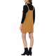 thumbnail image 3 of INSPIRE CHIC Vestido de Pana para Mujer con Tirantes Ajustables, Botones, Estilo Pichi, con Bolsillos, Talla M, Mostaza, 3 of 6