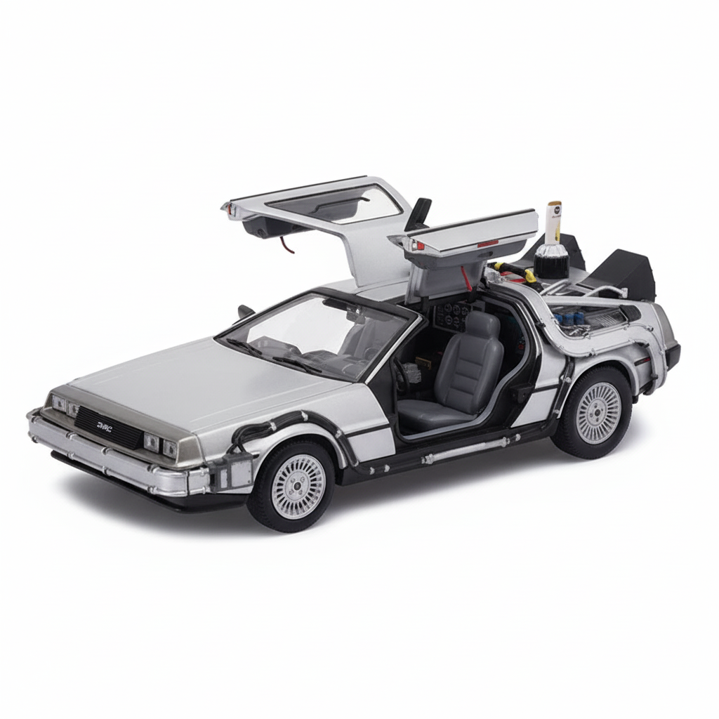 Toyng - Back To The Future Ii Delorean Escala 1:24 - Welly