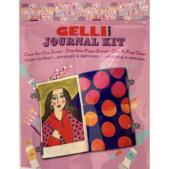 Kit de Arte y Manualidades Gelli Arts con Placa de Gel 3x5