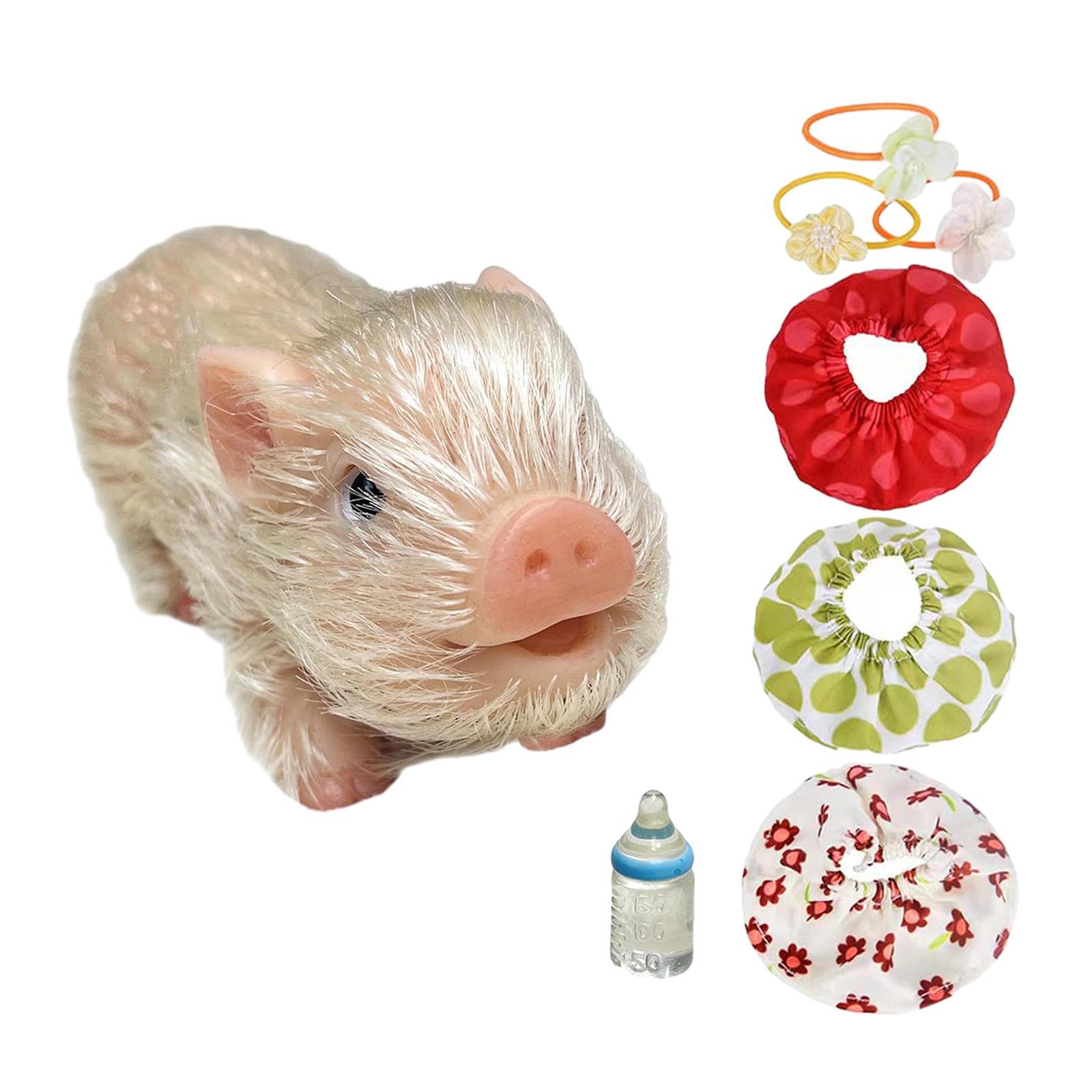 Bothyi - Juguete De Cerdo Renacido En Miniatura Divertido Para La Decoración Del Hogar Accesorios Para Fotos Regalo De Cumpleaños Estilo A