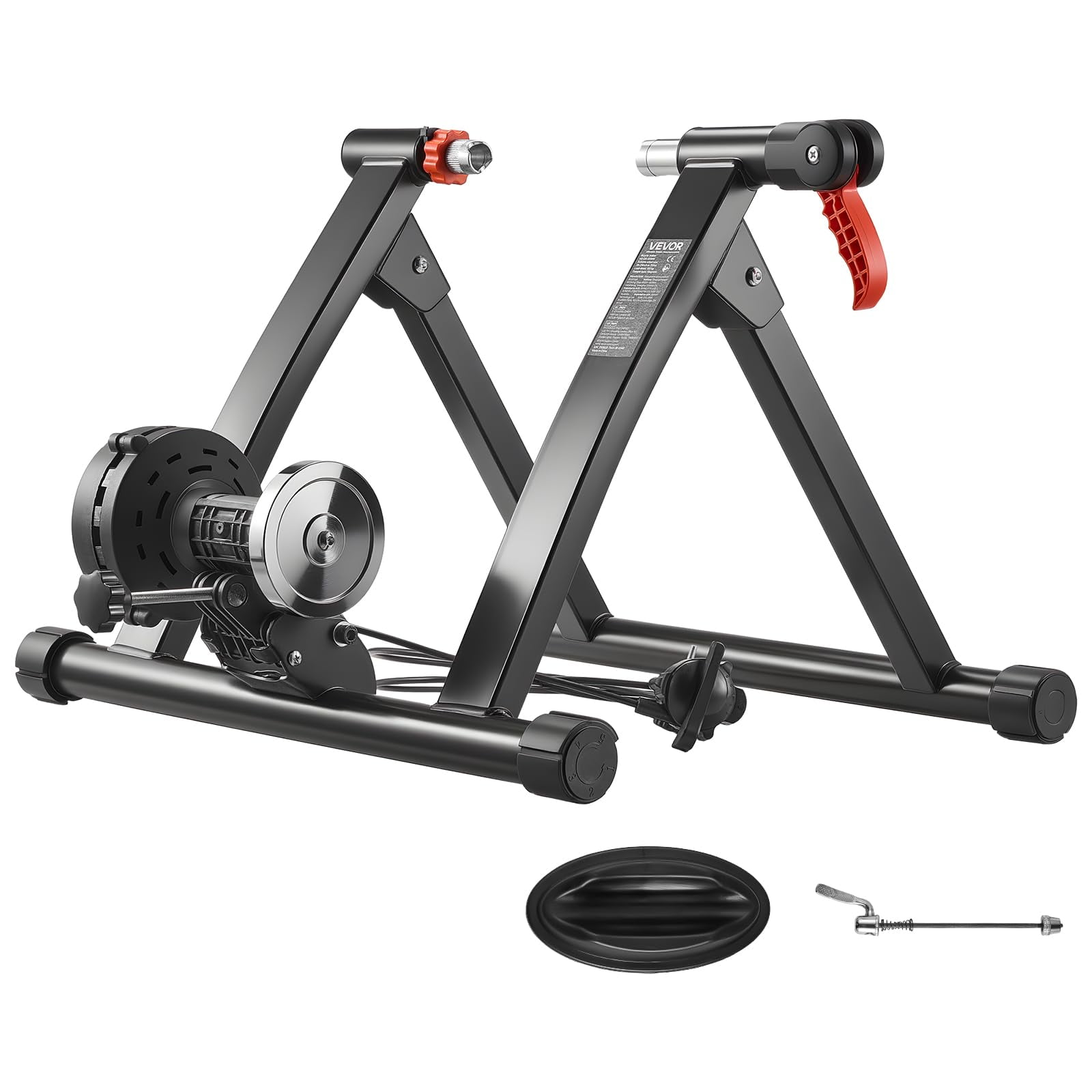 Rodillo De Entrenamiento Para Bicicleta Vevor Plegable Magnético Con 6 Niveles De Resistencia