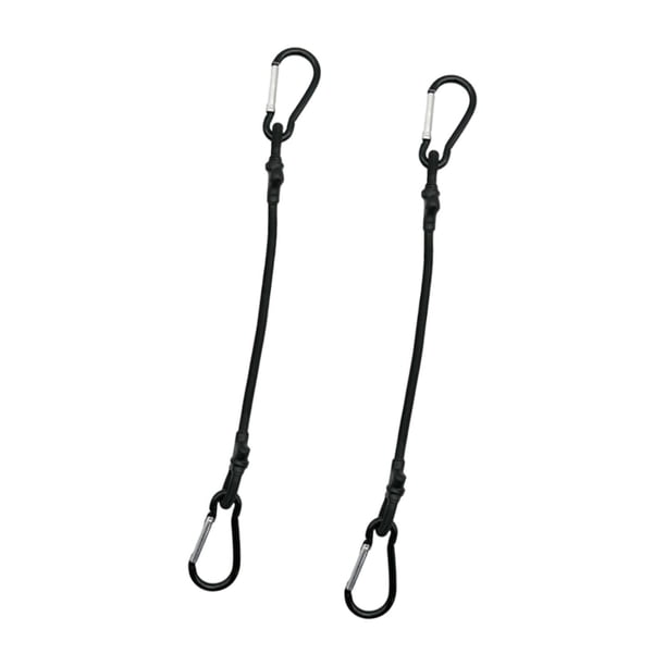2 piezas Cordón de puenting de dos piezas de servicio de servicio pesado Cordillero fuerte Cordón elástico Cordones elásticos para el bungee de lonas 120 cm