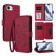 thumbnail image 1 of Funda Cartera Mariposa para [iPhone 17e/iPhone 16e] con Soporte y Cremallera Rojo, 1 of 6