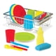 thumbnail image 1 of Juego de platos Melissa & Doug Let's Play House Wash and Dry (24 unidades), 1 of 9