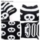 thumbnail image 5 of Suéter de Halloween para mascotas, ropa para perros y gatos con mangas a rayas y calaveras., 5 of 6