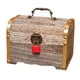 thumbnail image 2 of Cofre Del Tesoro Con Candado Y Llave Porta Cerditos De Madera Cajas Para Monedas Estuche Para Dinero M, 2 of 5