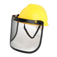 Magideal - Protector Facial Para Casco Forestal Con Visera De Malla, Protección Facial Completa, Multiusos Para Jardinería, Diadema Ajustable, Protector Facial