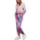thumbnail image 4 of INSPIRE CHIC Conjunto de Chándal de Dos Piezas para Mujer con Sudadera con Capucha y Cordón, Estampado Tie Dye, M, Morado Azul, 4 of 6