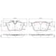 thumbnail image 2 of Pastillas Freno para auto Volvo V90 2017-2023 Trasero, 2 of 3