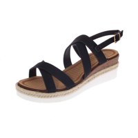 Sandalia Negro Vía Franca