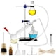 thumbnail image 1 of QWORK Juego de 12 piezas de 100 ml para destilación doméstica – para elaboración de aceites esenciales, destilación química en vidrio, kit de vidrio de laboratorio, 1 of 8