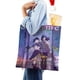 thumbnail image 4 of Suzume Bolso de tela con estampado de lienzo para mujer, bolsa de compras reutilizable y estética, con cremallera interior, regalo para mujer,38*45cm., 4 of 6
