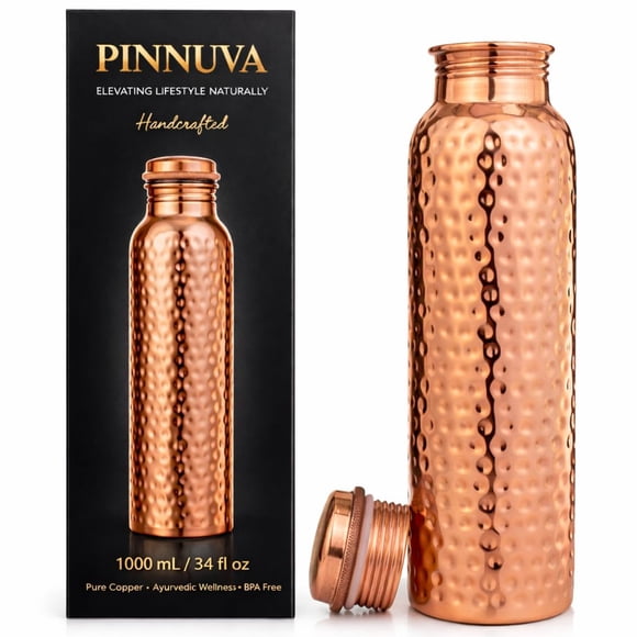 Botella PINNUVA de Cobre 950 ml Boca Ancha a Prueba de Fugas