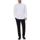 thumbnail image 2 of Camisa de Vestir para Hombre Casual de Negocios de Manga Larga con Botones Abajo L Blanca, 2 of 6