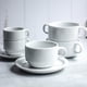thumbnail image 3 of Set De 12 Taza Te 200 Cc Con Platillo Apilable. Linea Tower, 3 of 3