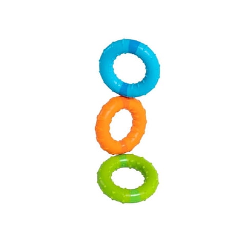 Fat Brain Toy Co - Silly Rings Anillos Con Textura E Imanes Para Bebe