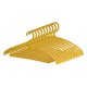 thumbnail image 1 of Perchas de plástico para trajes REGALWOVEN para hombres y mujeres, juego de 10 perchas de ropa de plástico con gancho redondo amarillo 10, 1 of 5