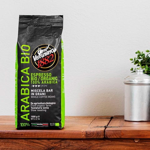 Caffe Vergnano - Café En Grano 1Kg 100% Arabica Orgánico