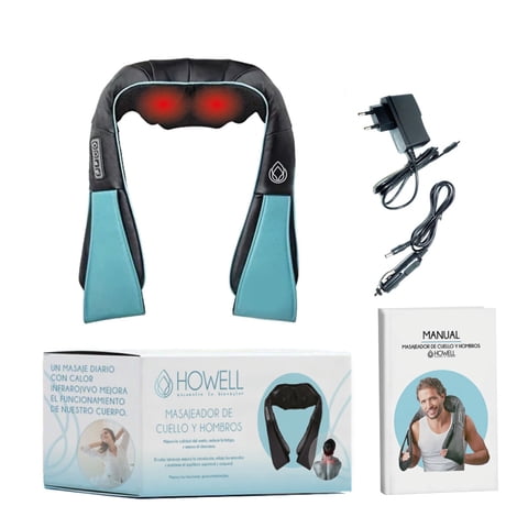Masajeador De Cuello Espalda Howell Cervical V4 Celeste