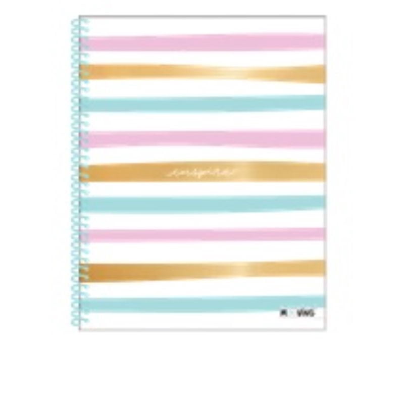 Cuaderno Universitario Chic - 3 Materias / Papel Premium 80g Mooving