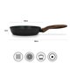 thumbnail image 5 of Sartén Antiadherente 20cm Cuisine con Fondo de Inducción Fissman, 5 of 9