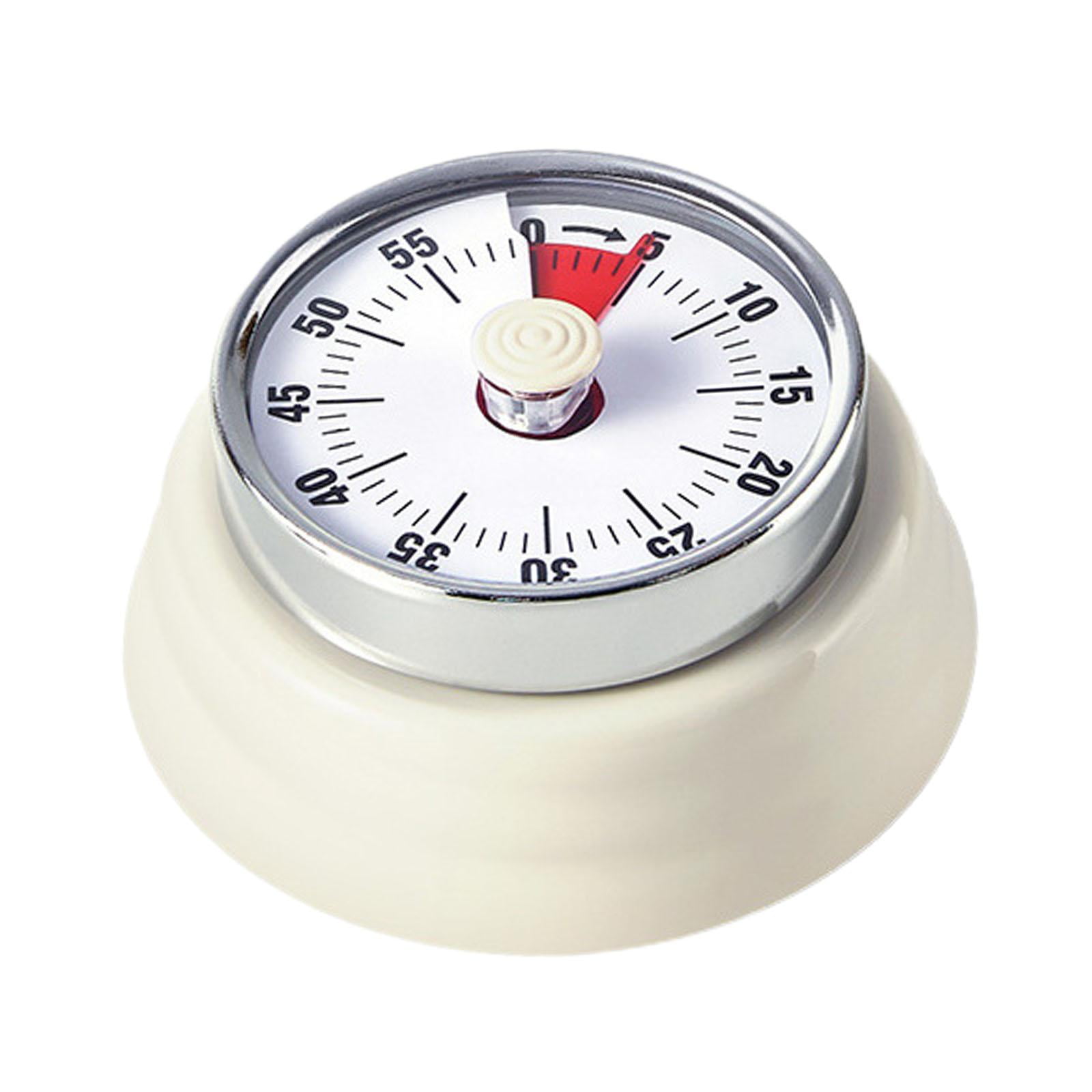 Bothyi - Temporizador Visual Alarma Fuerte Reloj Despertador De Cocina Para Cocinar Aula Niños Adultos Blanco