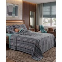 Mylhogar - Sabanas Polar De Invierno Plaza Y Media Estampado Premium