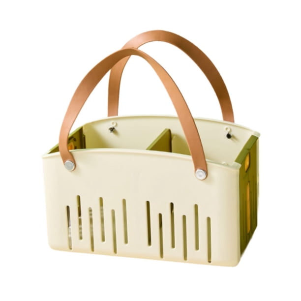 Cesta De Almacenamiento Portátil, Cesta De Ducha Con Asa Para Baño, Dormitorio, Gimnasio, Color Verde