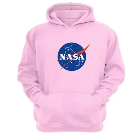Genérico - Polerón Canguro Nasa Rosa Talla M Unisex
