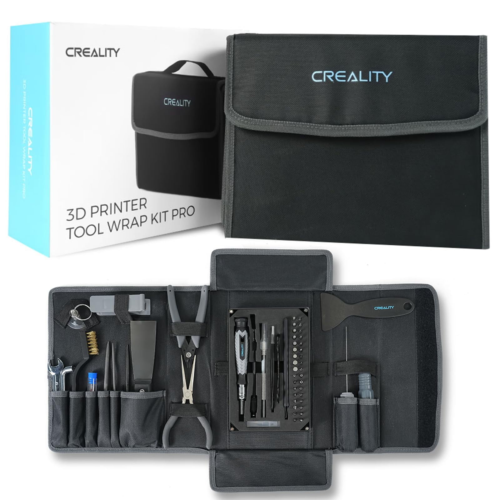 Kit De Herramientas De Impresora 3d Creality De 74 Piezas Para Todas Las Impresoras Fdm