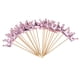 thumbnail image 3 of 20 Piezas PU Corona Cake Topper Fiesta de cumplea?os Cupcake Picks Light Purple, 3 of 5