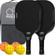 thumbnail image 1 of Palas de pickleball BAGAIL Fiberglass Surface, paquete de 2 con accesorios, 1 of 8