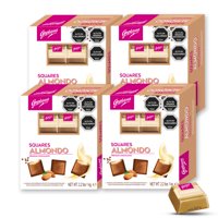 Goplana - Pack 4 Cajas Chocolate Rellenos Sabor Almendra 1Kg