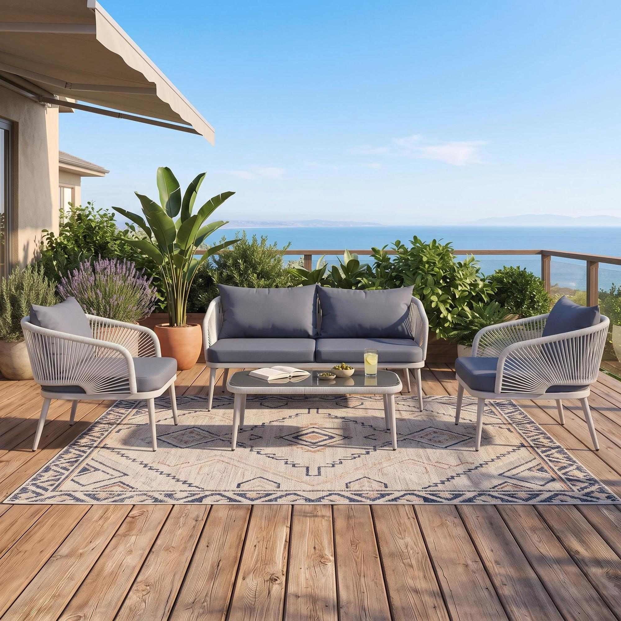 Juego de Terraza Living 4 Personas