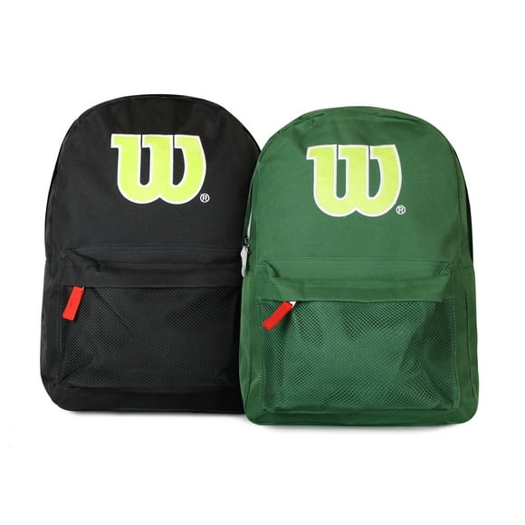 Pack 2 mochilas Wilson San Diego verde y negro