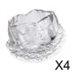 thumbnail image 3 of 4x Taza De Pétalo Boca Hielo Americano Taza De Café Juego De Té Hogar Para Oficina Hogar, 3 of 5