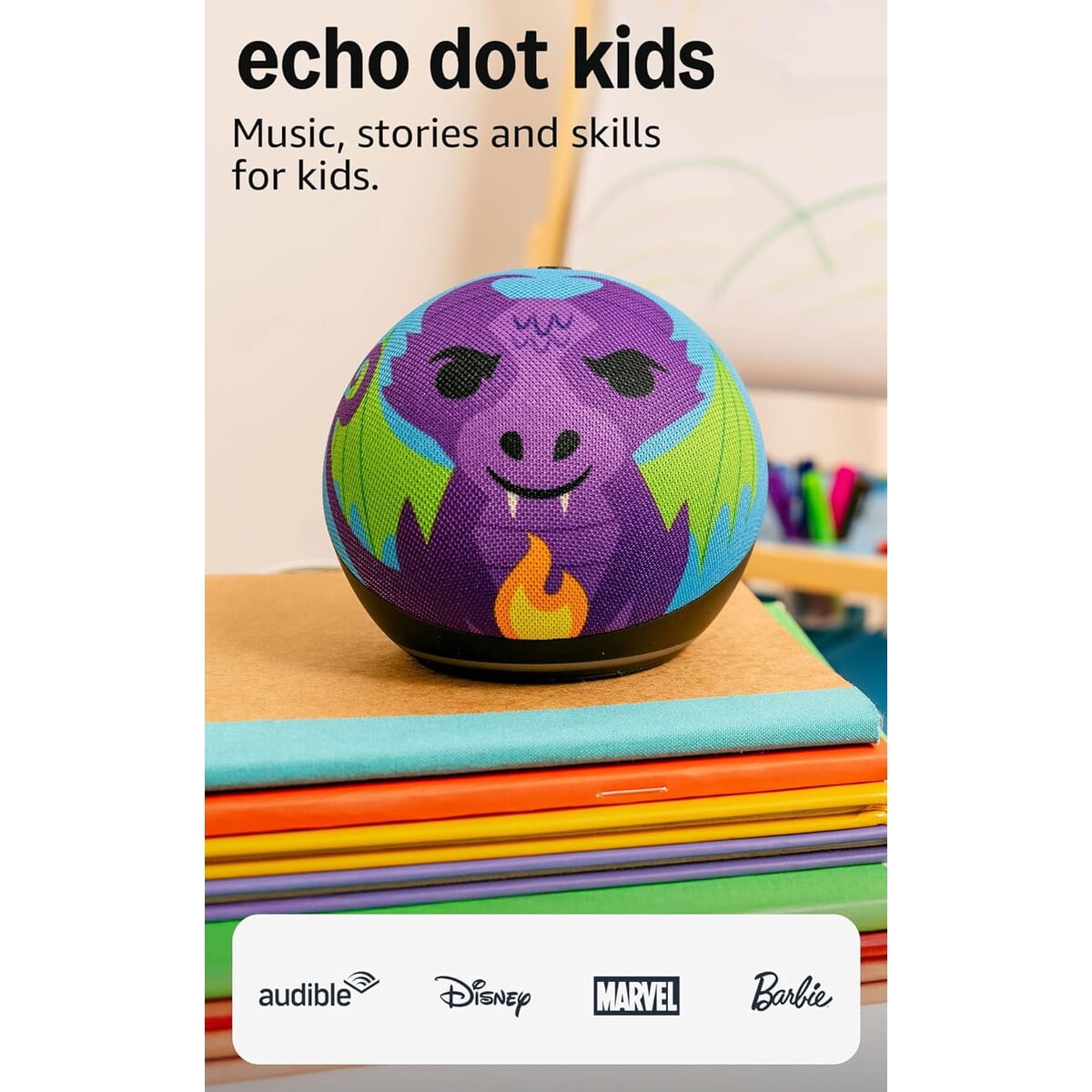 Echo Dot - Parlante Inteligente Kids Alexa Control Parental