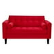thumbnail image 1 of Sofa Retro 2c Felpa 00 Rojo, 1 of 6