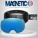thumbnail image 2 of Gafas de esquí OutdoorMaster PRO sin marco UV400 para hombre y mujer, 2 of 7